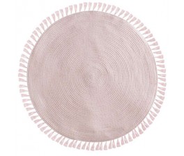 tapis-d90-rose-lurex-franges