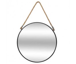 miroir-metal-rond-corde-nr-d55