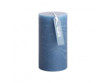 bougie-rustique-7x13cm-bleu-425g-50